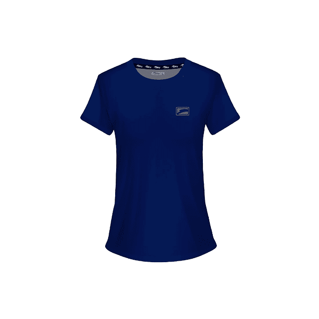 Polera polo un color azul marino MUJER