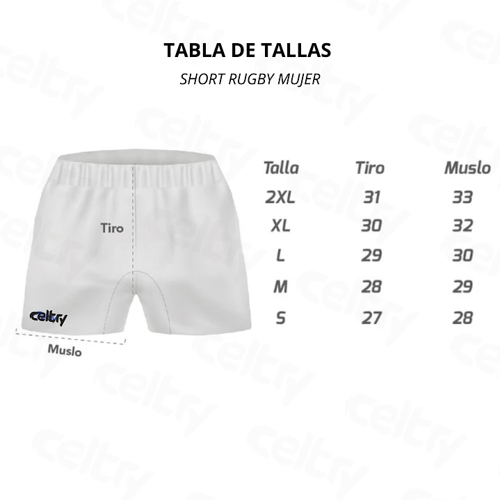 Short Rugby Mujer 2