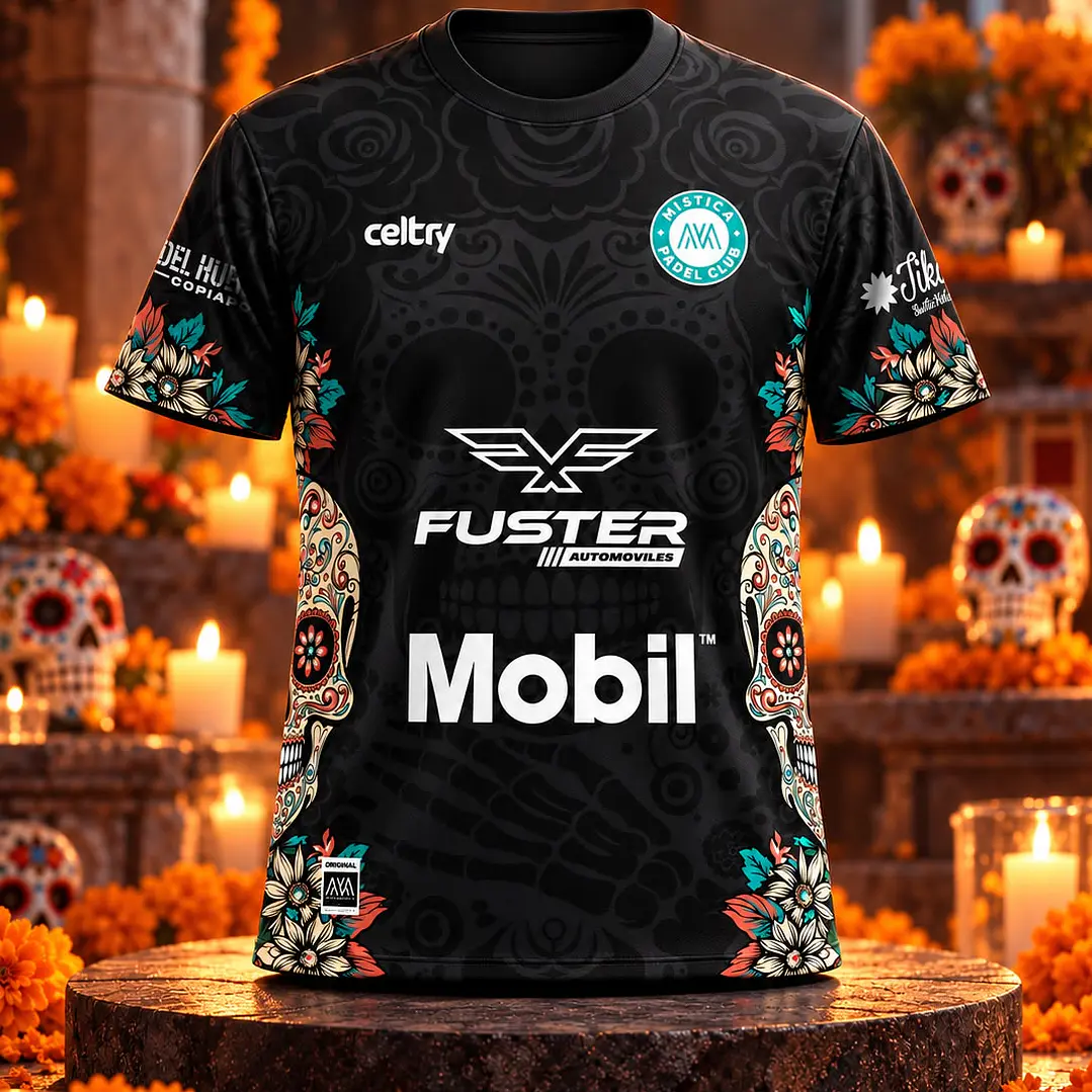 Polera hombre padel Mística Halloween  1
