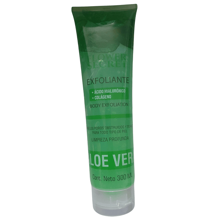 Crema Exfoliante Corporal Flower Secret de Aloe Vera 300 ml – Limpieza profunda, suavidad y frescura natural 2
