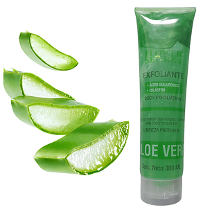 Crema Exfoliante Corporal Flower Secret de Aloe Vera 300 ml – Limpieza profunda, suavidad y frescura natural
