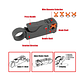 Kit de herramientas de compresión de cable coaxial - Miniatura 2