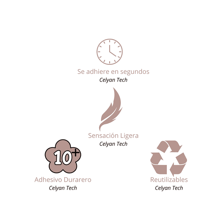 Uñas Press On Acabado Natural Francesa Plateadas Plateado Lisa 4