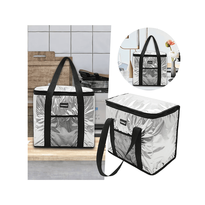 Mochila Bolso Térmico Cooler Portátil para Camping, Picnic o Playa – Mantiene tus alimentos fríos o calientes 11