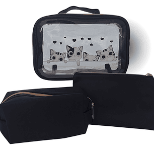 Set de Organizadores de Viaje para Maquillaje y Cosméticos 