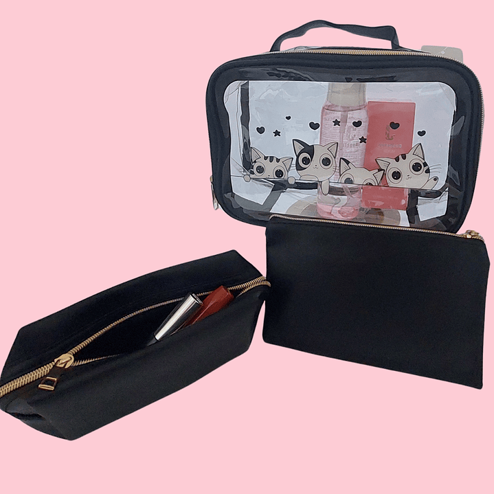 Set de Organizadores de Viaje para Maquillaje y Cosméticos  2