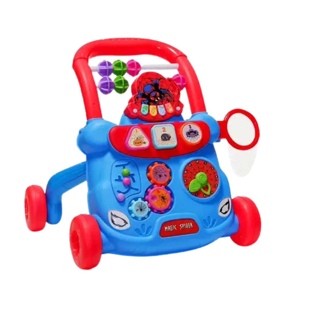 🧸 Andador para Bebé con Ruedas Magic Spider | Antivuelco, Interactivo y Seguro 3
