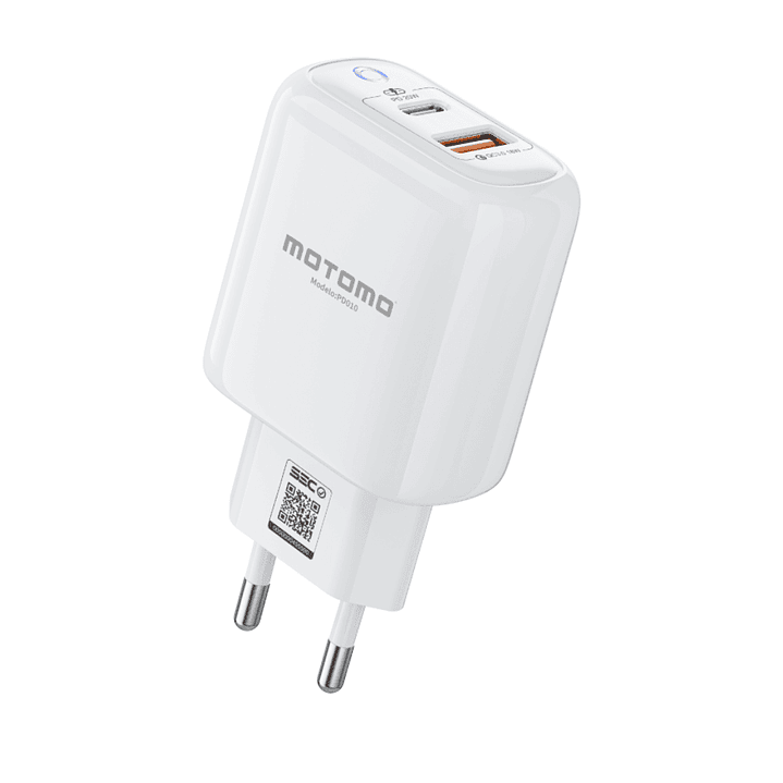 Cargador Motomo Carga Rápida 20W PD – Carga Rápida y Segura 4