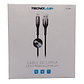 Cable USB-A a Lightning Tecnolab 5A – Carga Súper Rápida 1 Metro | Color Negro - Miniatura 4