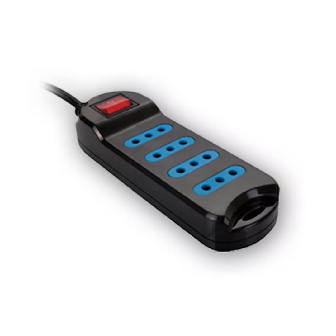 Alargador Philco XT30 – 4 Posiciones con Switch | 3 Metros | Color Negro 2