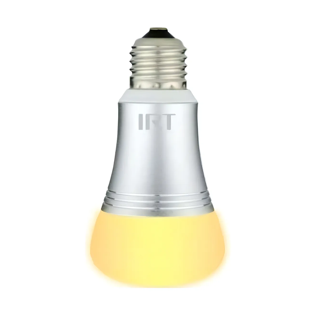 Ampolleta Inteligente LED WiFi IRT – Luz Cálida Regulable | 7W | E27 | Compatible con App TUYA 1