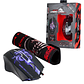 Kit Gamer Xtrike Me Mouse 3200 DPI + Mousepad | Retroiluminado | Negro - Miniatura 1