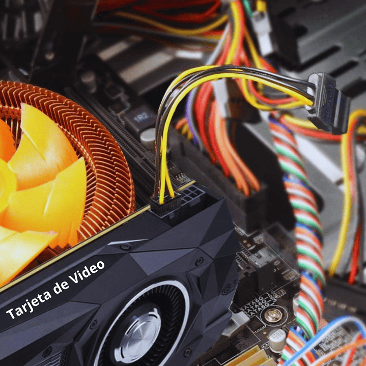 CABLE ADAPTADOR SATA 15 PIN A PCI-E / 6 PIN 20CM 5