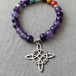 Pulsera de Siete Chakras con Colgante Nudo de Brujas – Energía Positiva y Armonía Espiritual - Miniatura 8