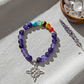 Pulsera de Siete Chakras con Colgante Nudo de Brujas – Energía Positiva y Armonía Espiritual - Miniatura 10