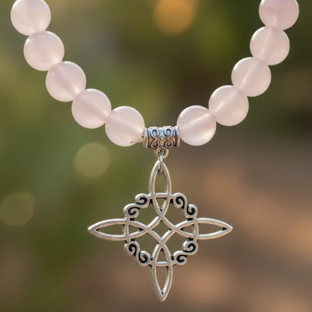 Pulsera de Siete Chakras con Colgante Nudo de Brujas – Energía Positiva y Armonía Espiritual 18