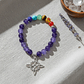 Pulsera de Siete Chakras con Colgante Nudo de Brujas – Energía Positiva y Armonía Espiritual - Miniatura 14