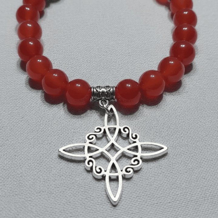 Pulsera de Siete Chakras con Colgante Nudo de Brujas – Energía Positiva y Armonía Espiritual 28