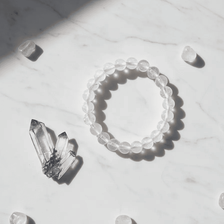 Pulsera De Piedras Naturales Cuarzo Cristal 🔮 2
