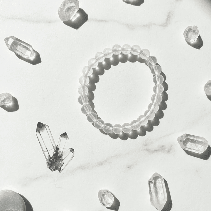 Pulsera De Piedras Naturales Cuarzo Cristal 🔮 1