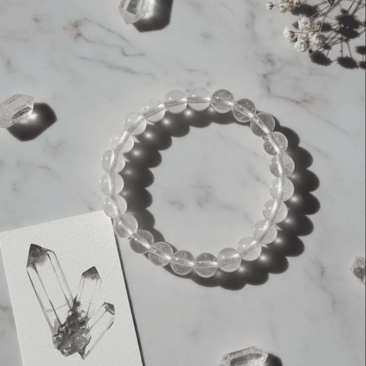 Pulsera De Piedras Naturales Cuarzo Cristal 🔮 8