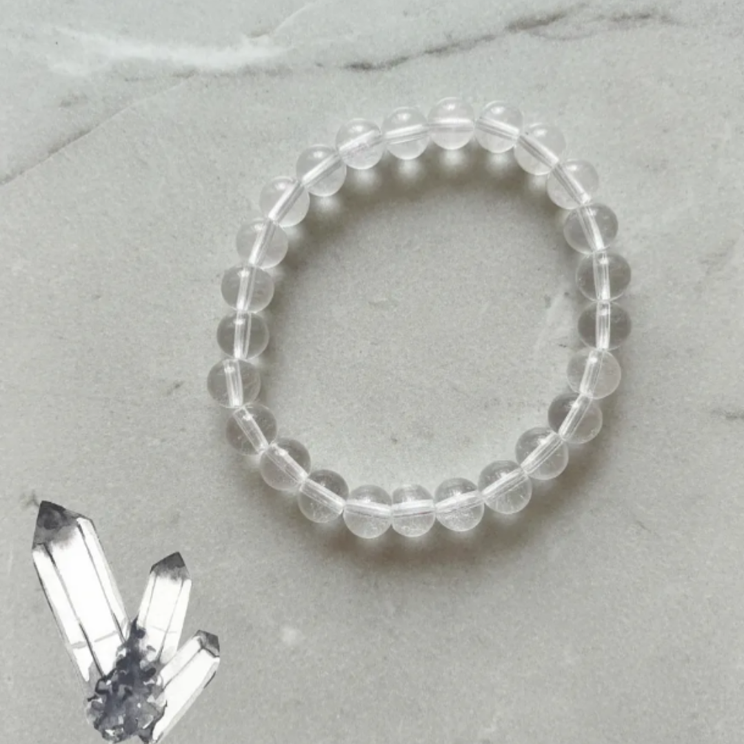 Pulsera De Piedras Naturales Cuarzo Cristal 🔮 6