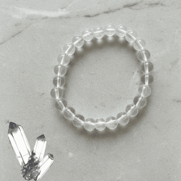 Pulsera De Piedras Naturales Cuarzo Cristal 🔮 6