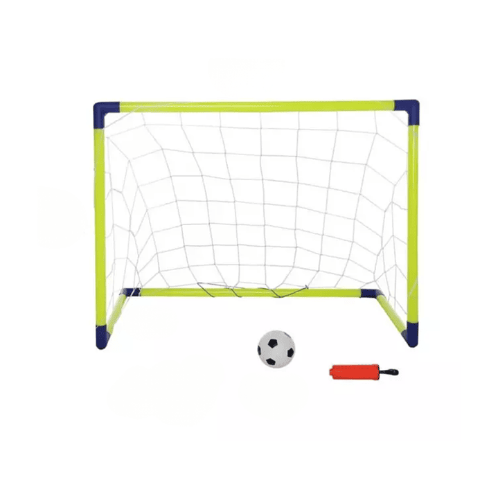 Mini Portería de Fútbol Infantil con Balón y Inflador | PVC + Malla – Juego Completo 1