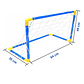 Mini Portería de Fútbol Infantil con Balón y Inflador | PVC + Malla – Juego Completo - Miniatura 2