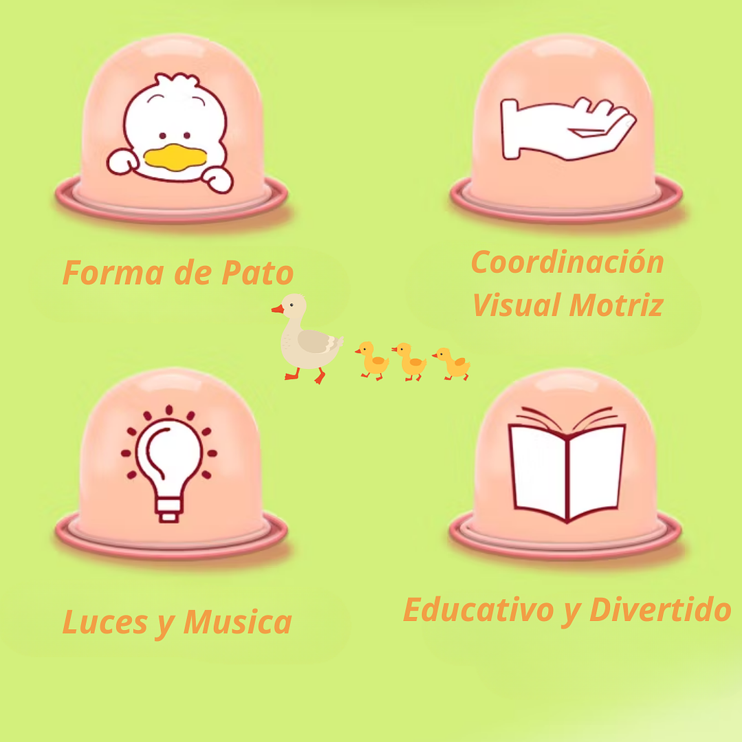 Juego Interactivo Educativo Duck – Golpea Patitos | Desarrollo de Habilidades (Amarillo) 9