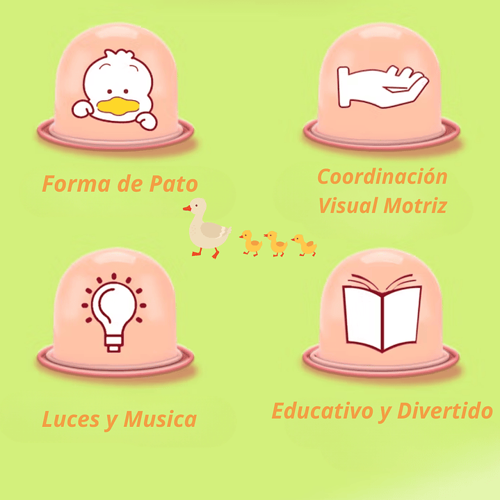Juego Interactivo Educativo Duck – Golpea Patitos | Desarrollo de Habilidades (Amarillo) 9