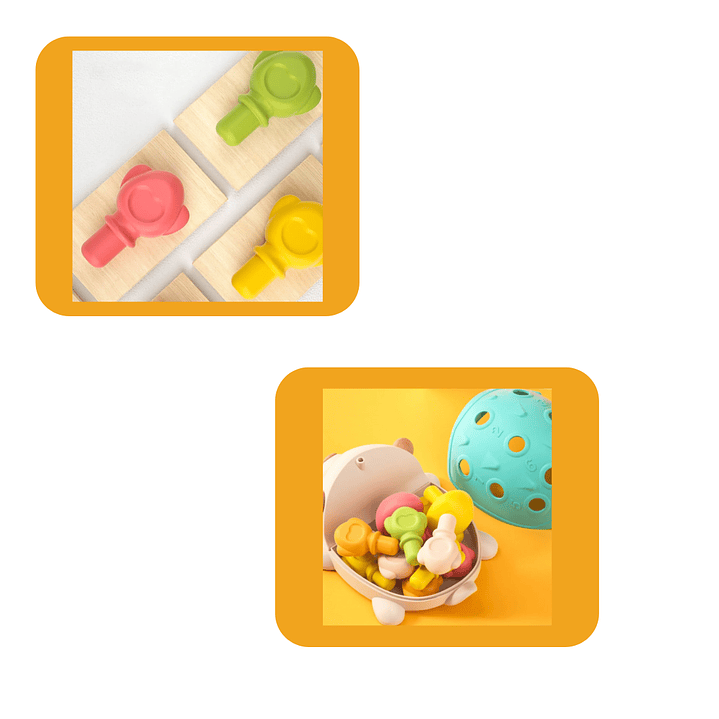 Erizo Puercoespín Juguete de Encaje Motricidad Fina y Aprendizaje Infantil 5