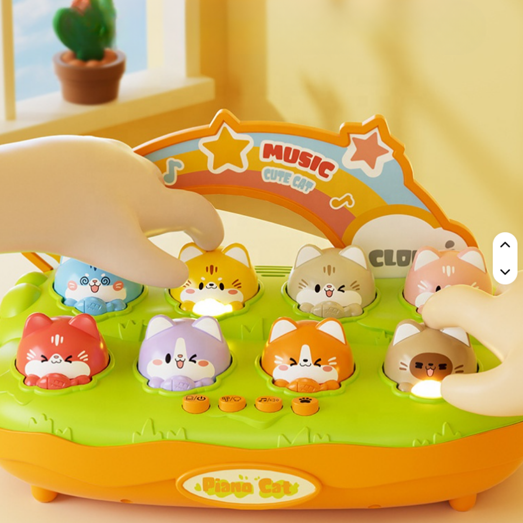 Piano Gatitos Musicales para Niños | Juguete Educativo con Luces y Sonidos 4