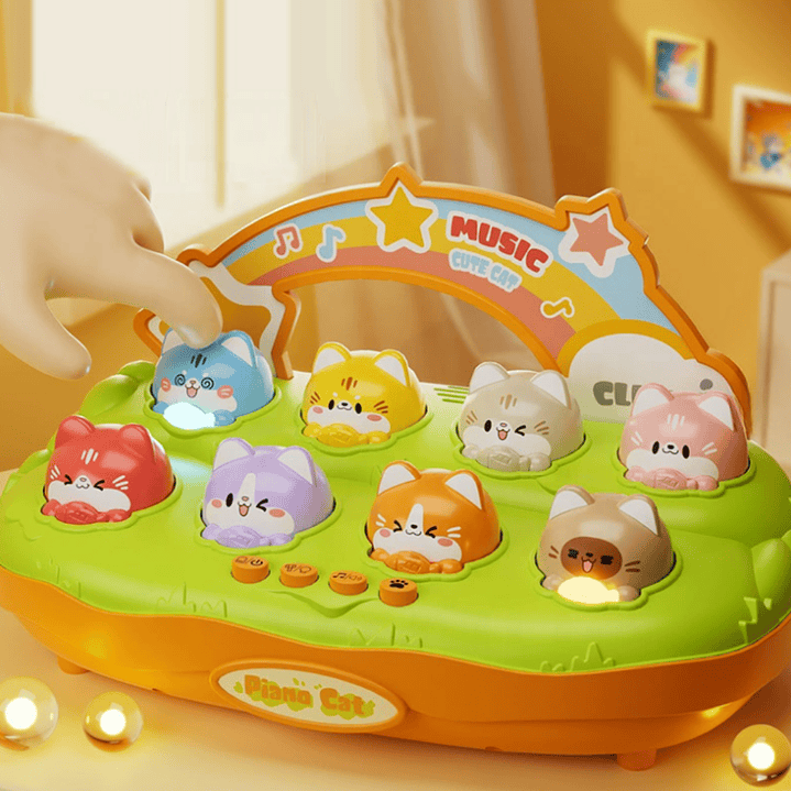 Piano Gatitos Musicales para Niños | Juguete Educativo con Luces y Sonidos 2