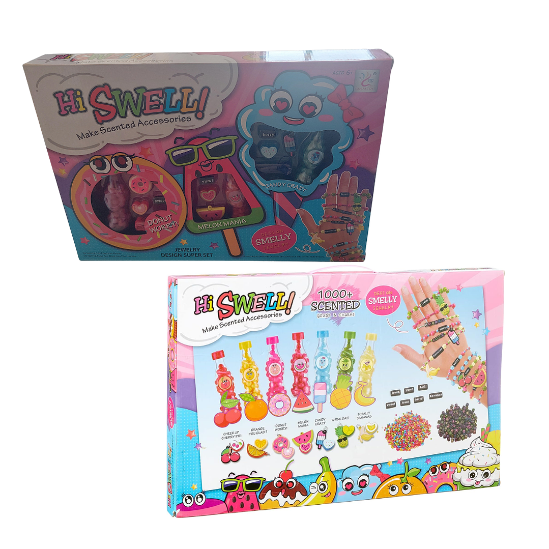 Set de Bisutería para Niñas | Pulseras Creativas Donut Worry • Melon Mania • Candy Crazy 4