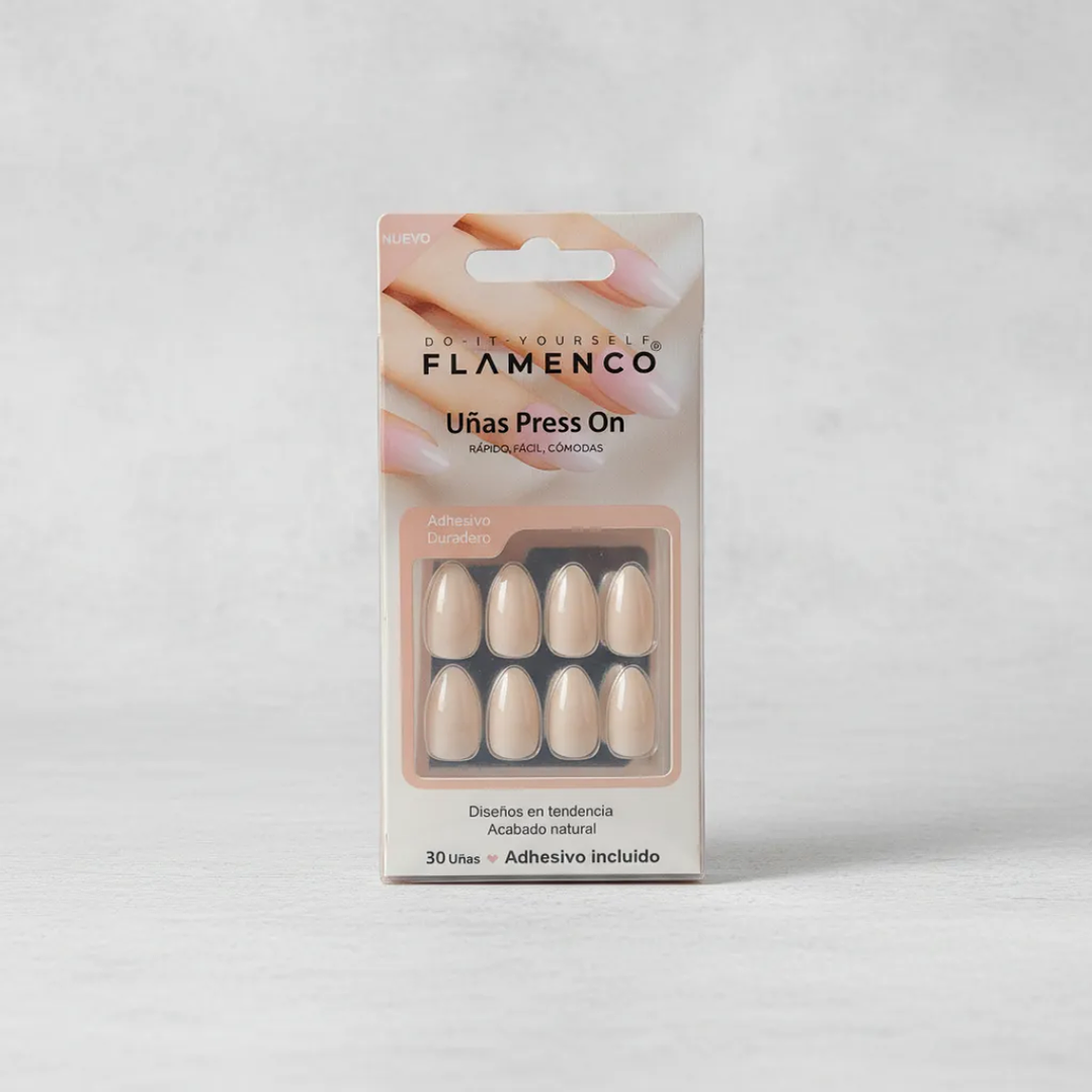 Uñas Press On Autoadhesivas Acabado Natural Blanco | Manos Elegantes en Minutos 3