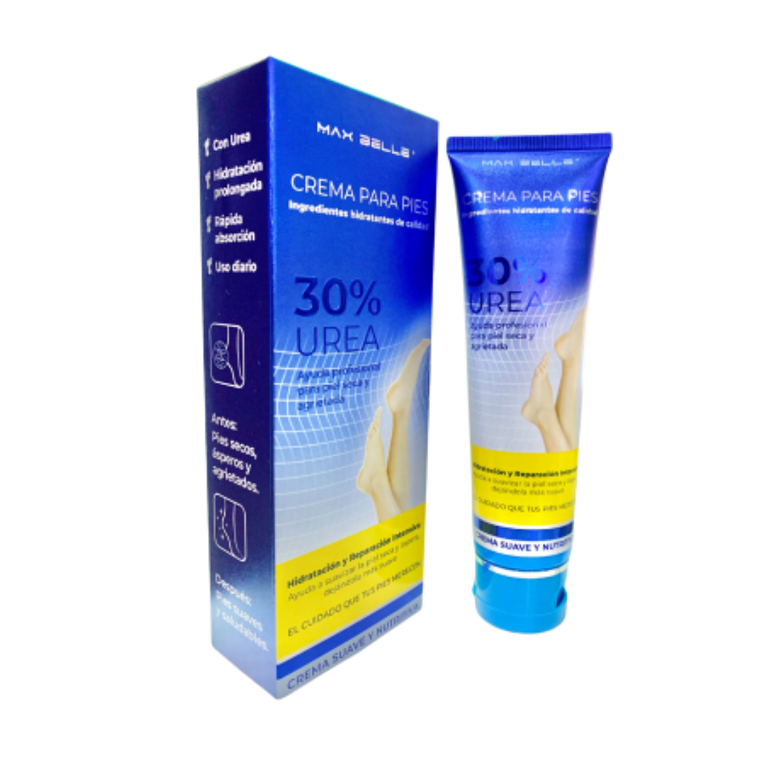 Crema para Pies con Urea 30% Maxbelle | Hidratación Intensiva y Reparadora 4