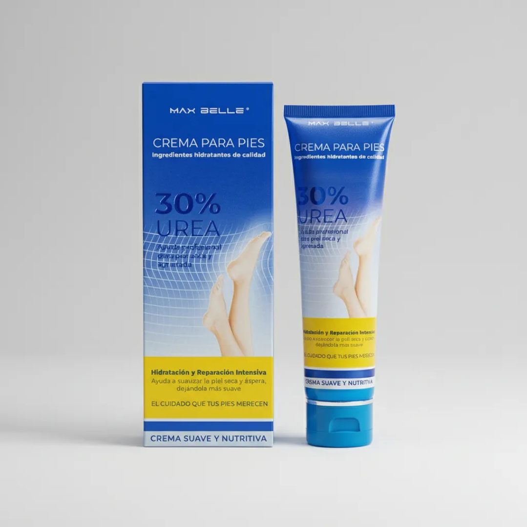 Crema para Pies con Urea 30% Maxbelle | Hidratación Intensiva y Reparadora 5
