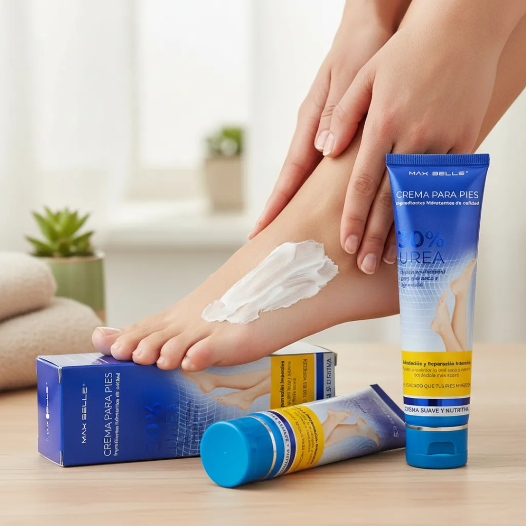 Crema para Pies con Urea 30% Maxbelle | Hidratación Intensiva y Reparadora 8