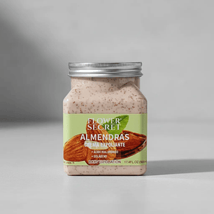 Crema Exfoliante Corporal Almendras 500 Ml Flower Secret