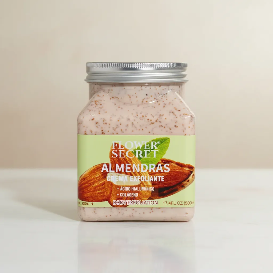 Crema Exfoliante Corporal Almendras 500 Ml Flower Secret 5