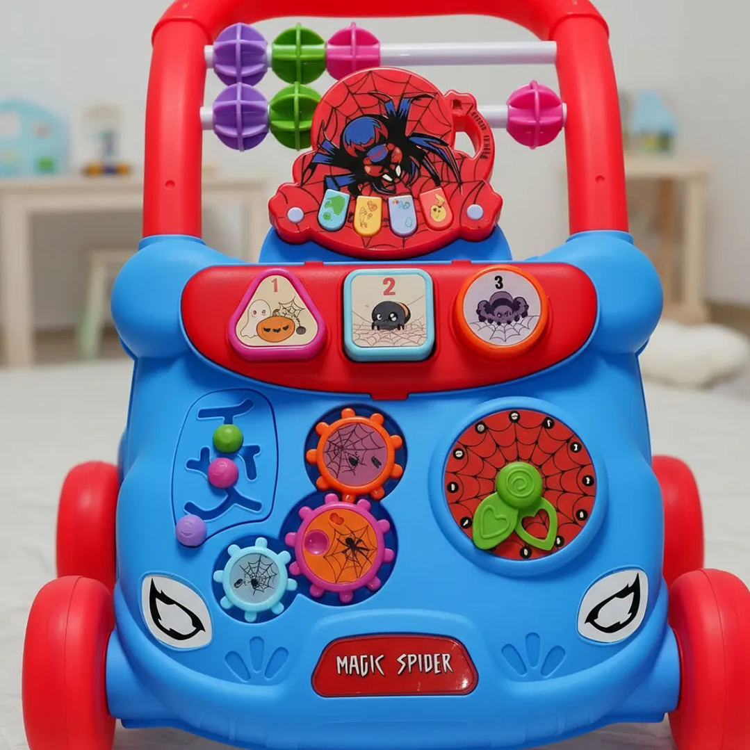 🧸 Andador para Bebé con Ruedas Magic Spider | Antivuelco, Interactivo y Seguro 10