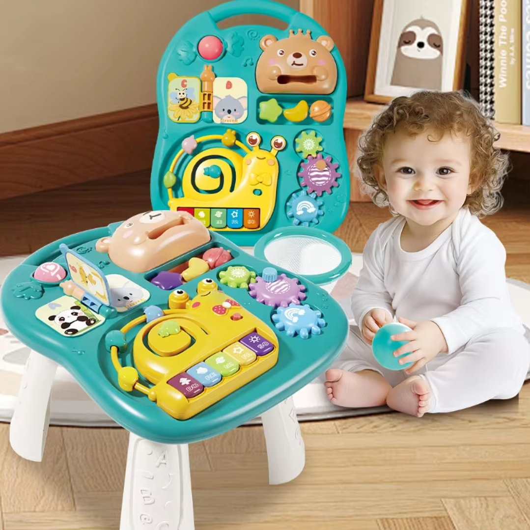 Mesa De Actividades Bebé 2 En 1 Musical Educativa Interactiva 3