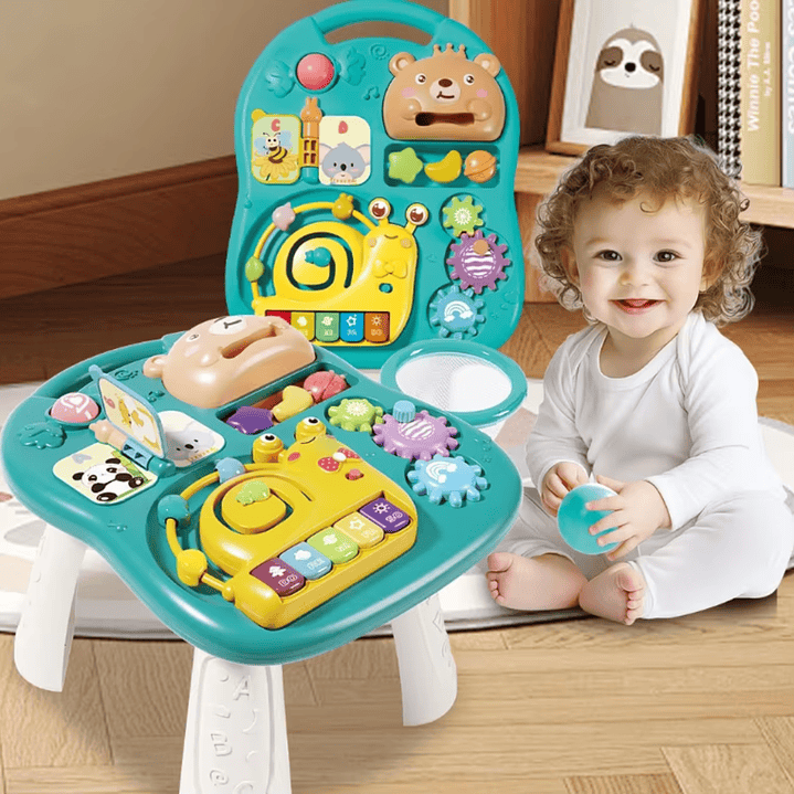 Mesa De Actividades Bebé 2 En 1 Musical Educativa Interactiva 3