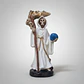 Santa Muerte Blanca 12 Cm Figura Decorativa Espiritual - Miniatura 5