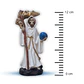 Santa Muerte Blanca 12 Cm Figura Decorativa Espiritual - Miniatura 4