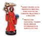 Santa Muerte Roja 12 cm – Figura Decorativa Espiritual - Miniatura 4