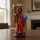 Santa Muerte Roja 12 cm – Figura Decorativa Espiritual - Miniatura 10