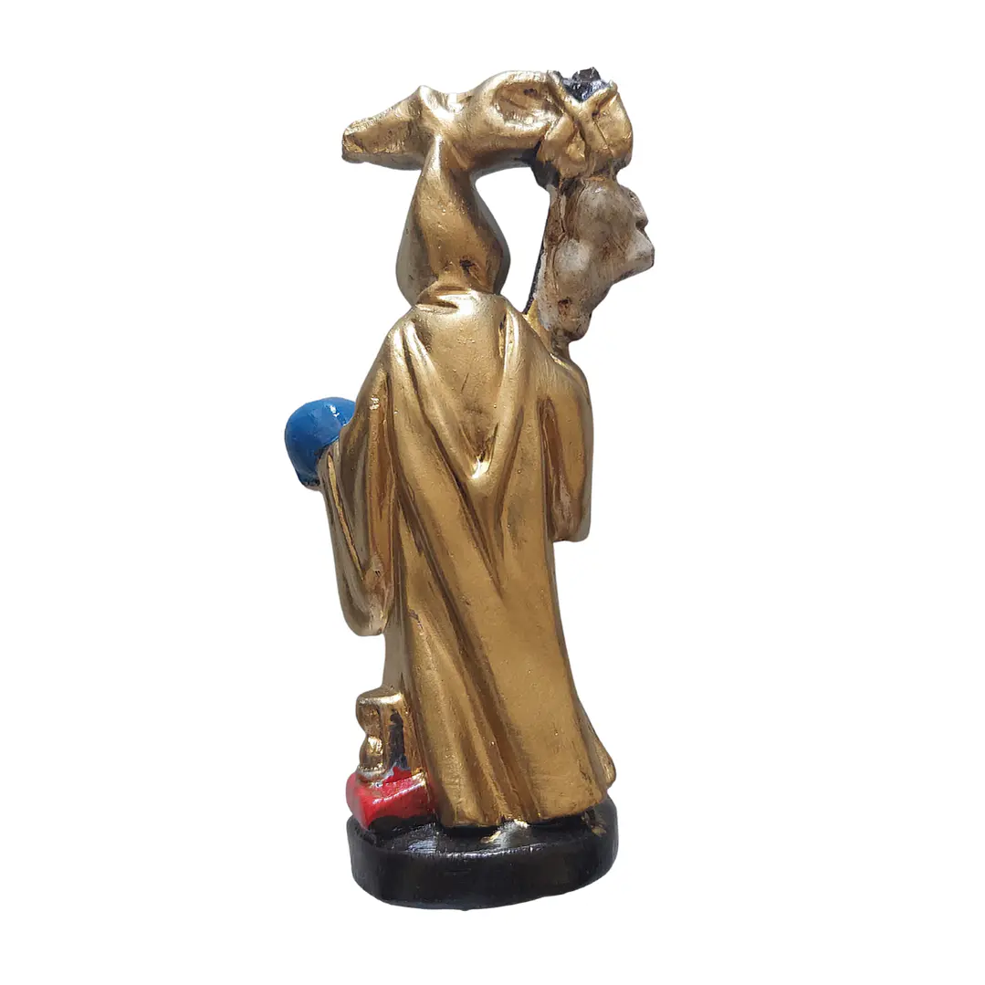 Santa Muerte Dorada 12 cm – Figura Decorativa Espiritual 2