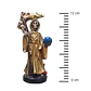 Santa Muerte Dorada 12 cm – Figura Decorativa Espiritual - Miniatura 5